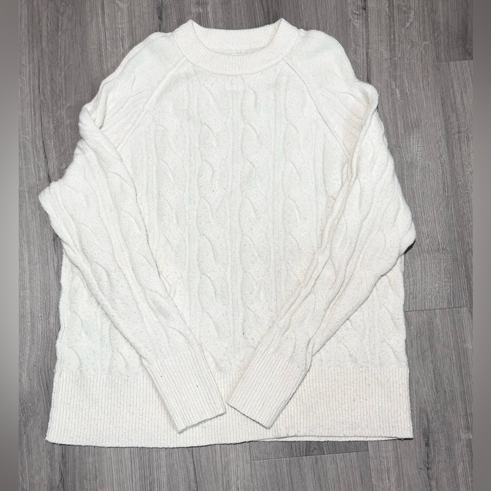 ❥𝒂𝒆𝒓𝒊𝒆: Women’s Cable Crew Knit Sweater - Picture 5 of 9